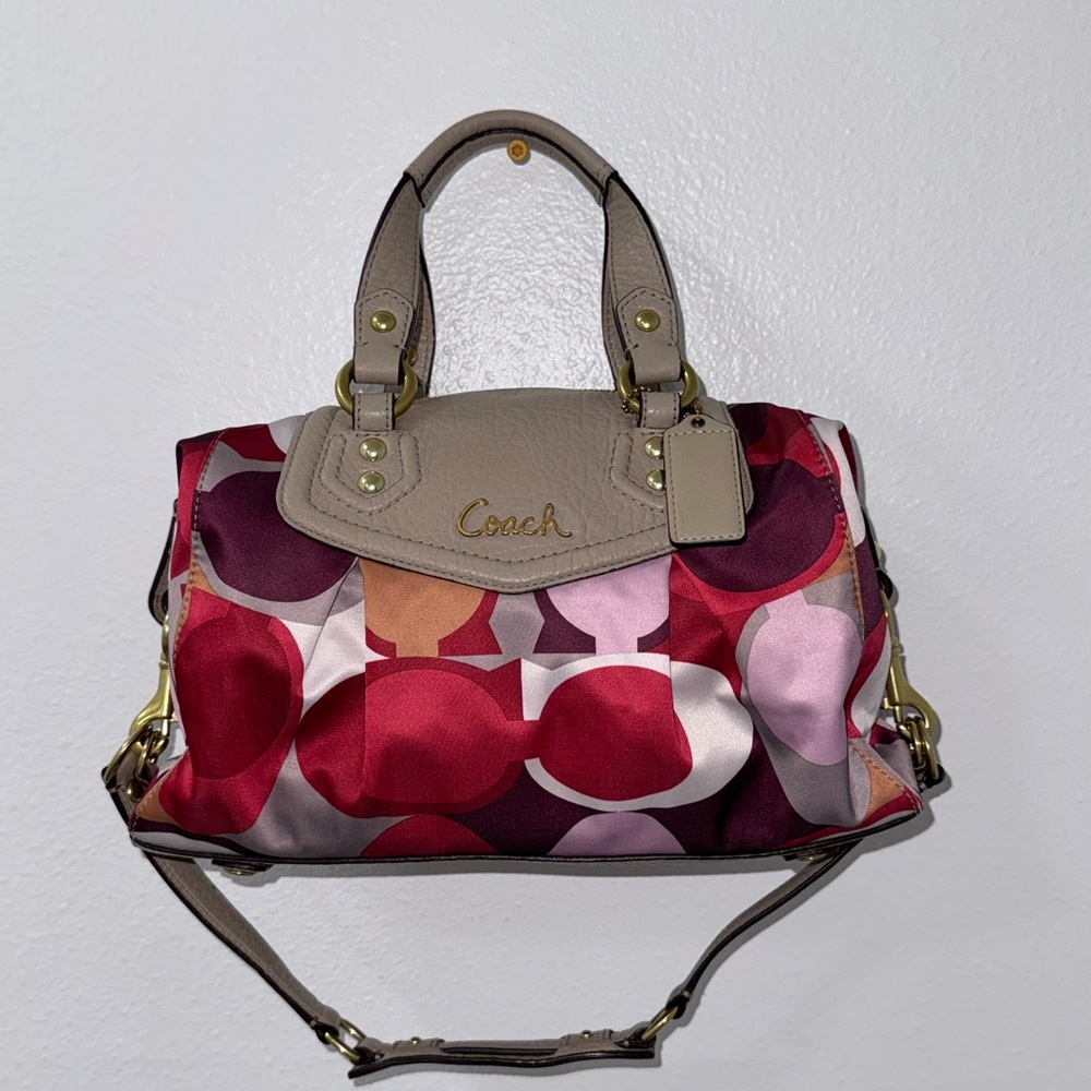 Coach Multicolor Patterned Satchel - image 2